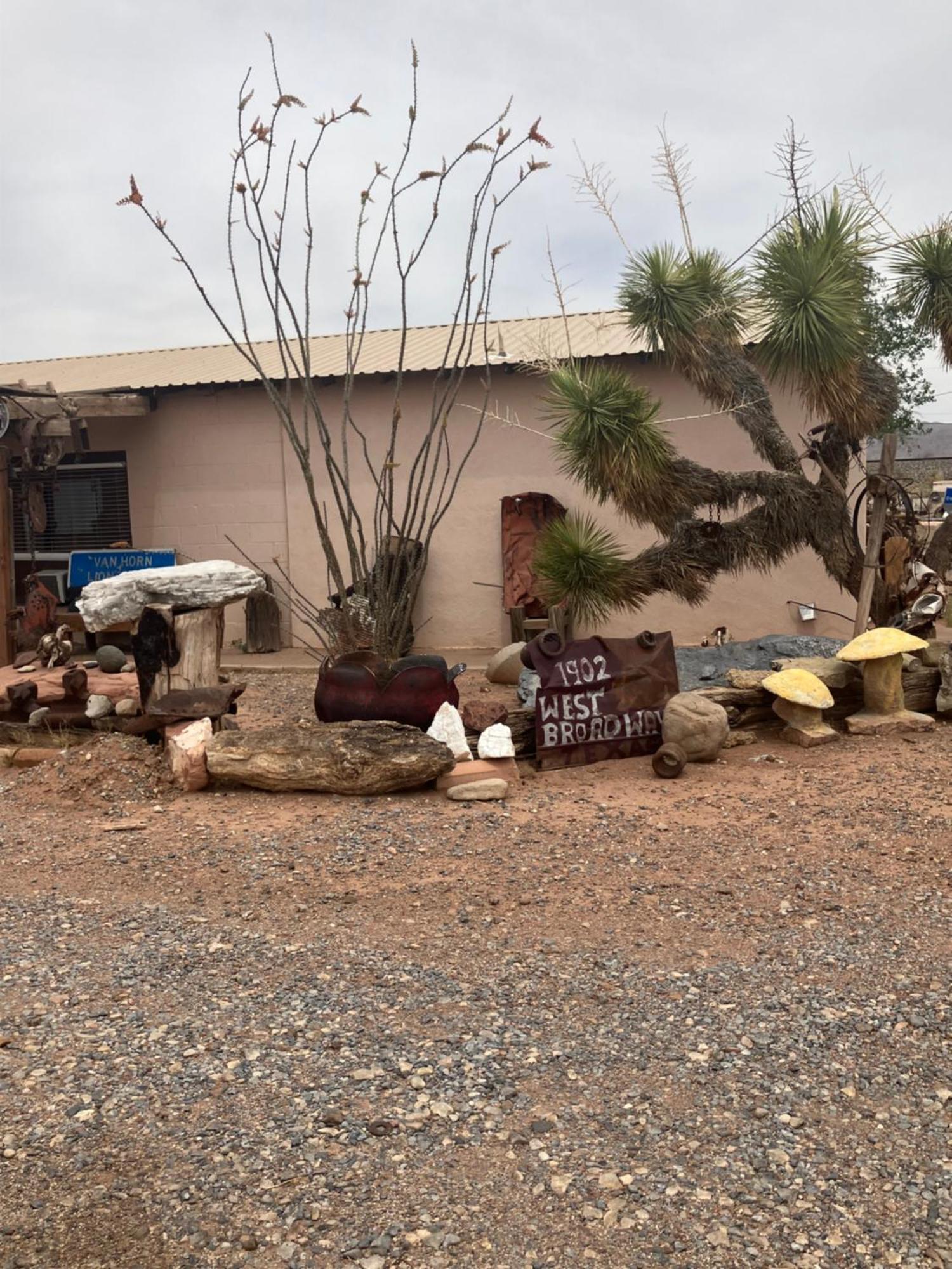 バン・ホーン A Taste Of West Texas The Old Rock Shopヴィラ エクステリア 写真